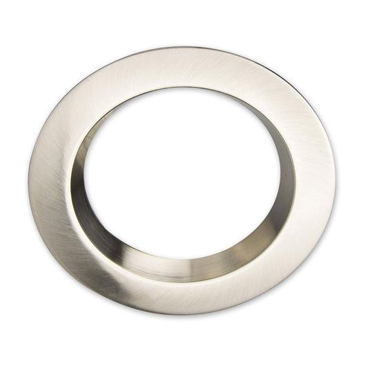 Sys-90 | Afdekring | inbouw rond | mat chroom