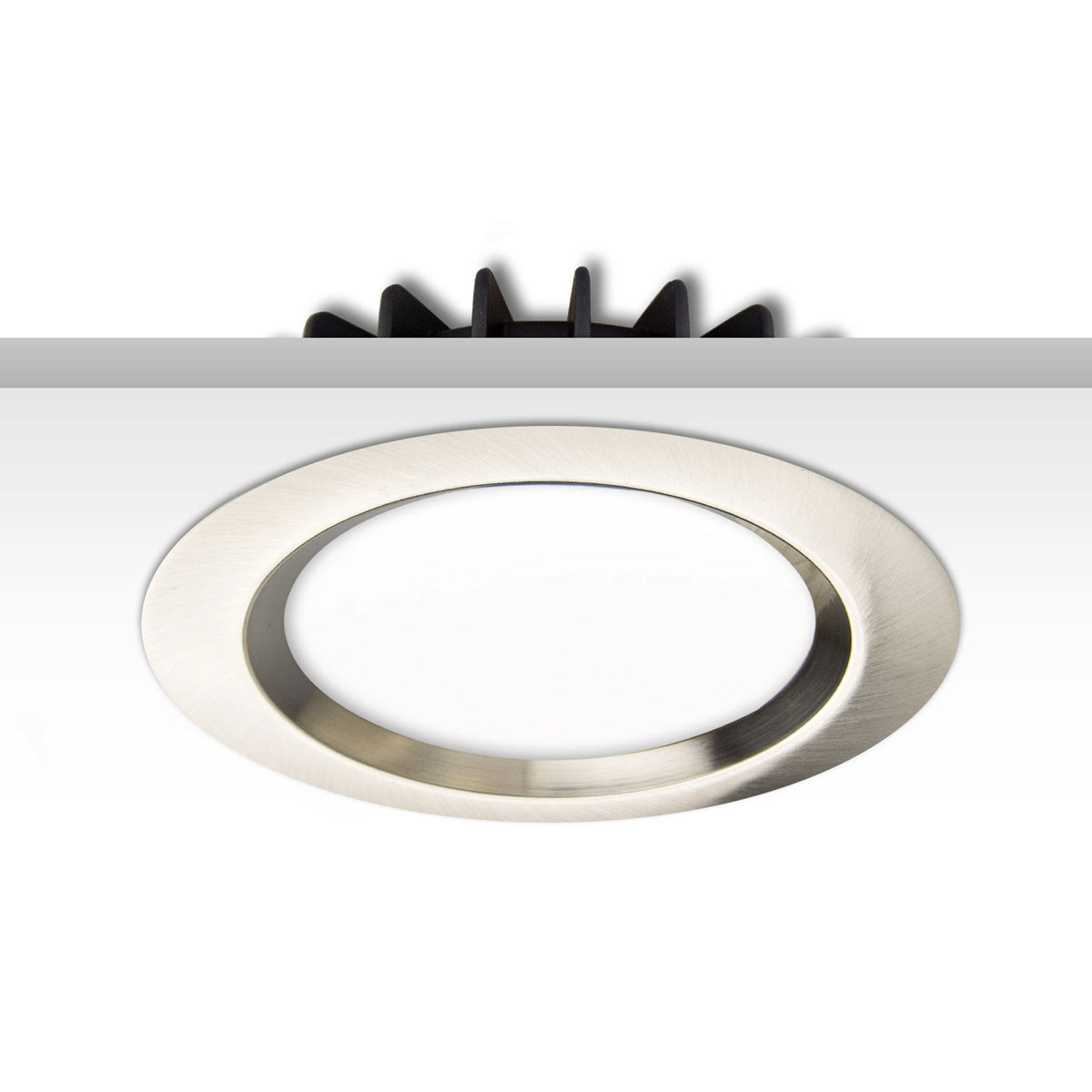 Sys-90 | Afdekring | inbouw rond | mat chroom