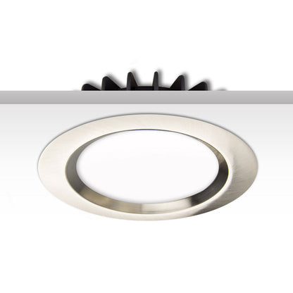 Sys-90 | Afdekring | inbouw rond | mat chroom
