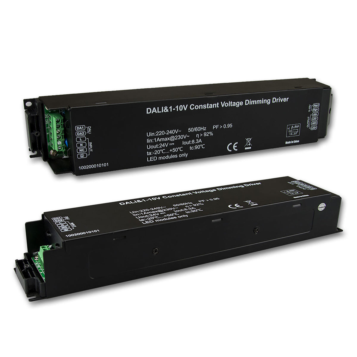 LED driver | 24V | 0-200W | 1-10V/Push/DALI-2 dimbaar | IP20
