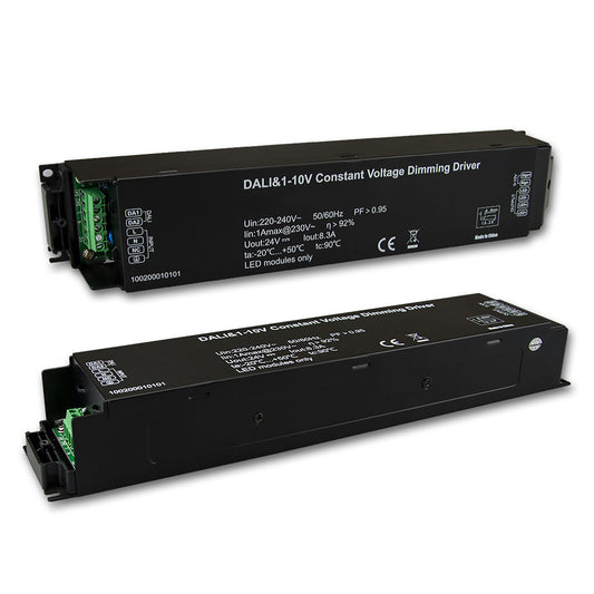 LED driver | 24V | 0-200W | 1-10V/Push/DALI-2 dimbaar | IP20