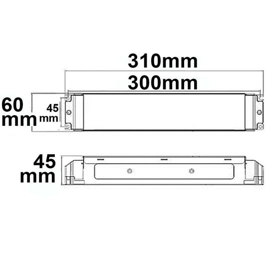 LED driver | 24V | 0-200W | 1-10V/Push/DALI-2 dimbaar | IP20
