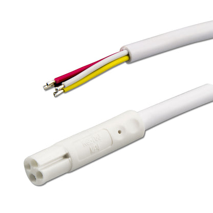 Mini-Plug RGB | Kabel | aansluitkabel male | 4-polig | IP54 | 1m | wit