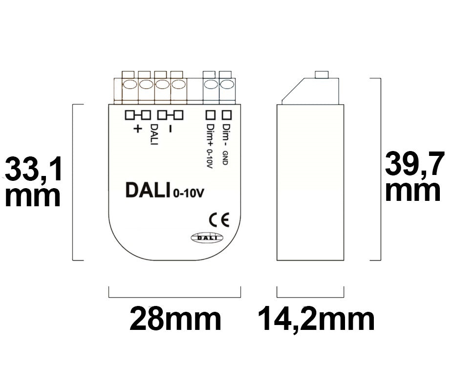 DALI | Controller | signaalomzetter naar 0-10V/1-10V