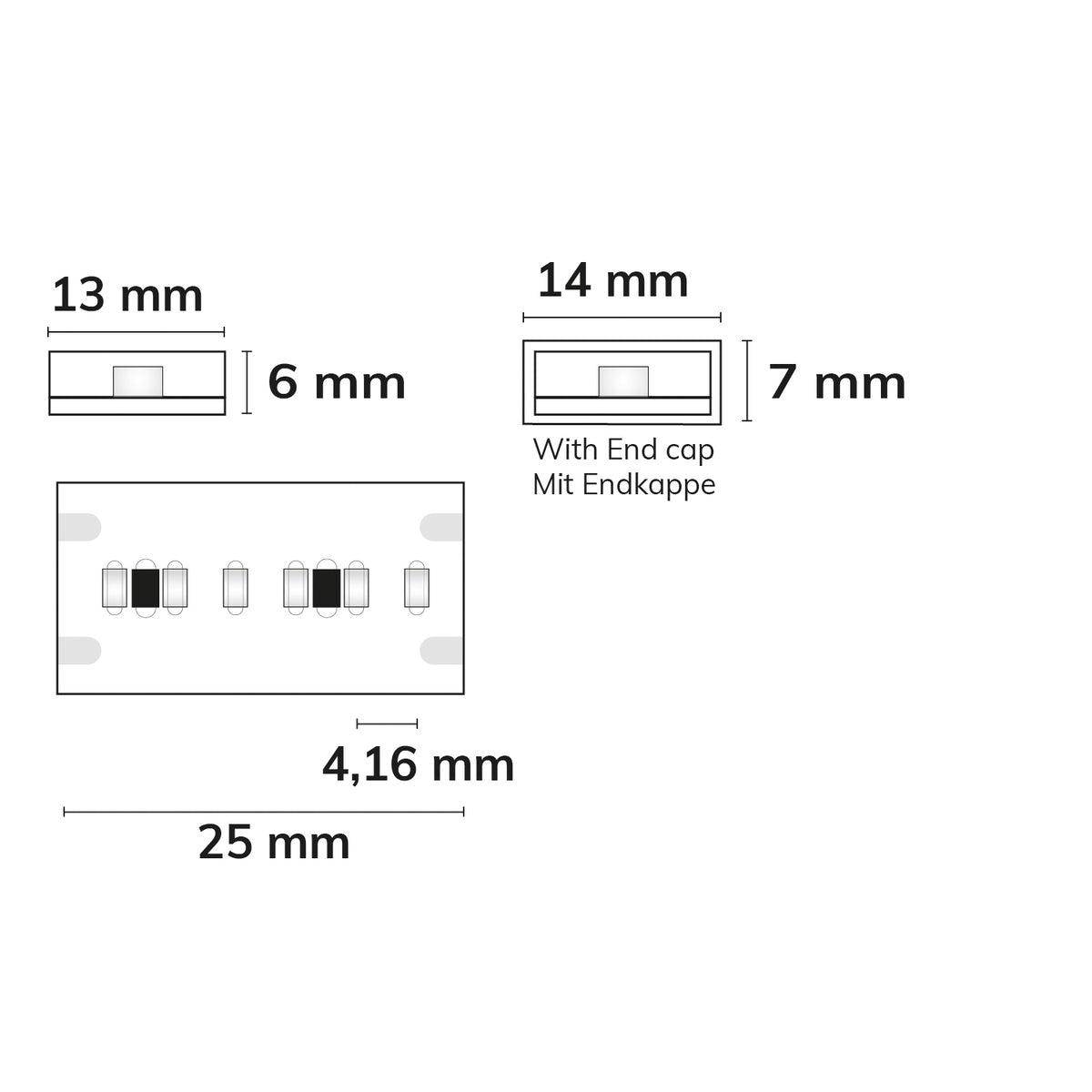 AQUA930 | LED-strip | melkwit | 5m | 3000K | 10W/m | 240 LED/m | 24V | IP67