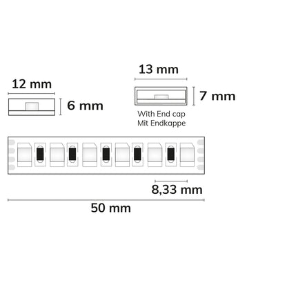 AQUA RGB Linear | LED-strip | 5m | 12W/m | 24V | IP67