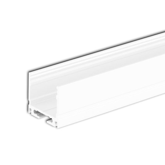 SURF16 | Aluminium profiel | opbouw | wit RAL 9010 | 200cm