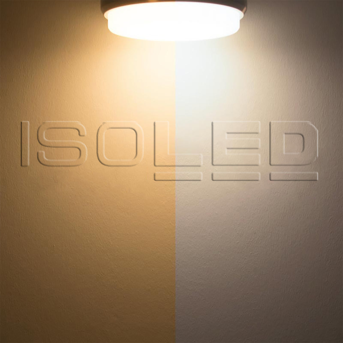 Plafondlamp | wand en plafond | HF sensor | rond | IP54 | CCT 3000/4000K | 24W | wit