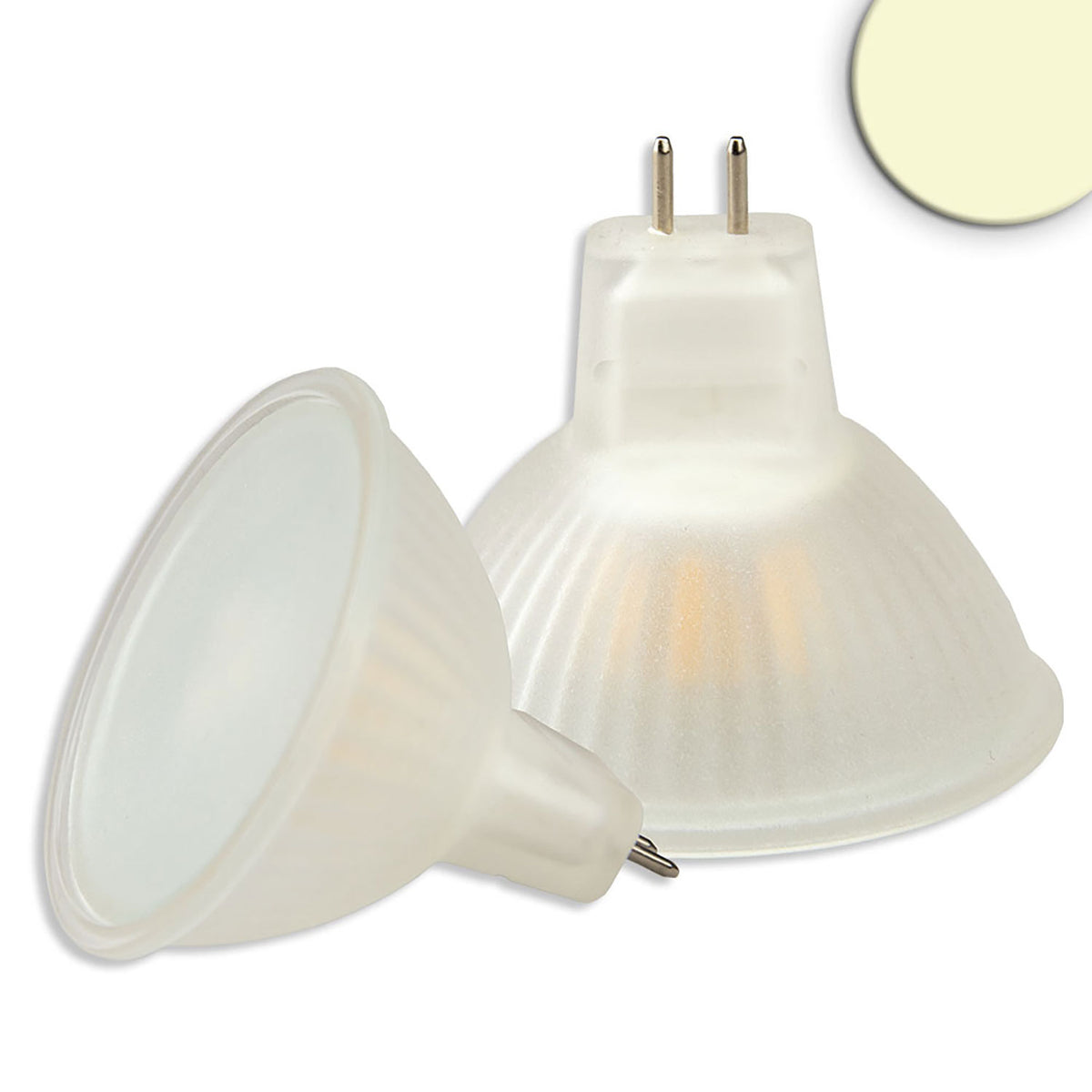MR16 | LED-lamp | opaal | 3,5W | warm wit | 270°