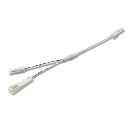 MiniAMP | Connector | lineaire splitter 2x male / 1x female | max. 4A | wit
