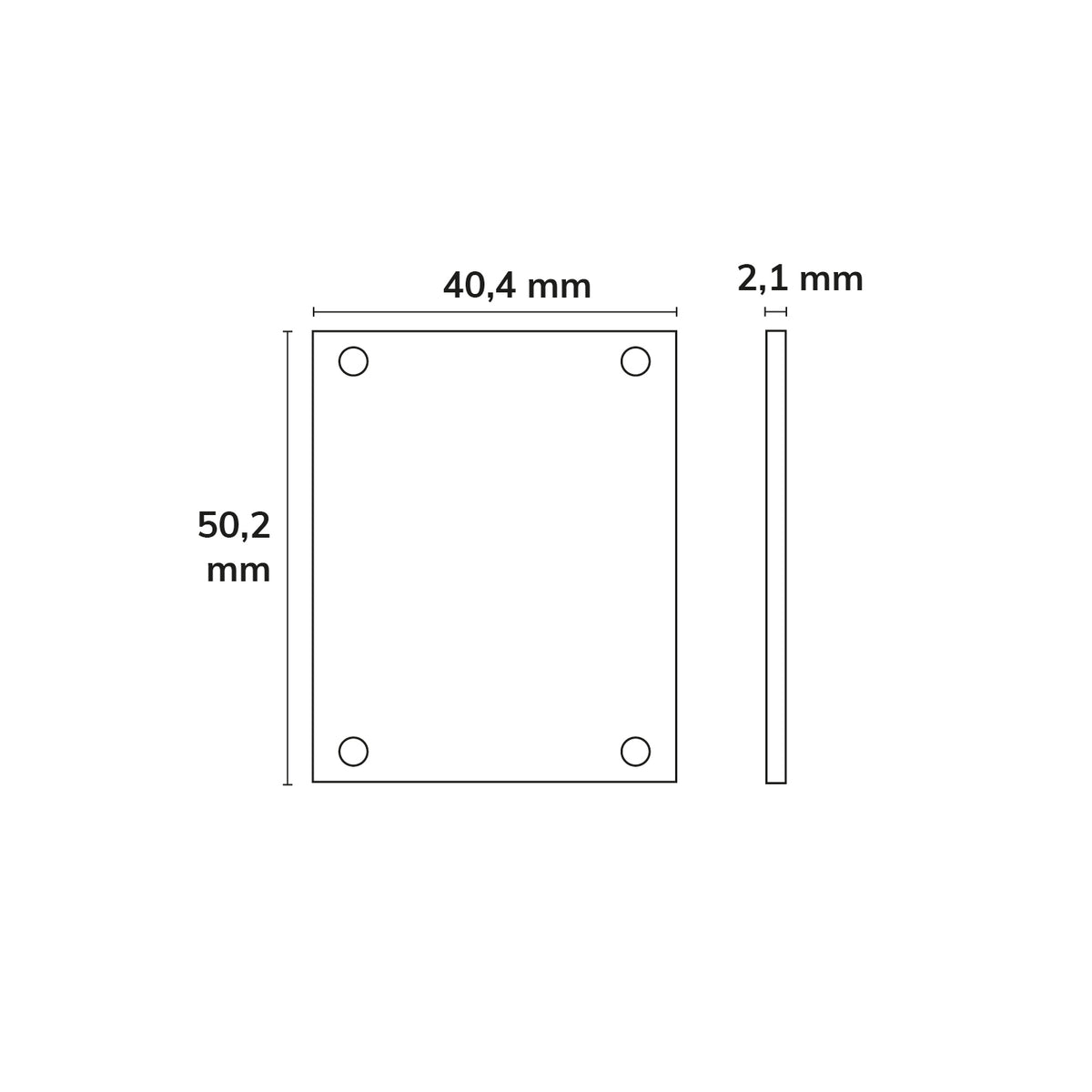 E69 | Profielaccessoire | Eindkap LAMP30 V1/V2 | wit | 2 stuks
