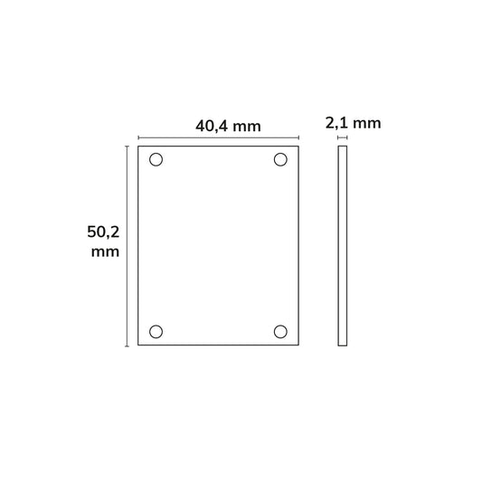 E69 | Profielaccessoire | Eindkap LAMP30 V1/V2 | wit | 2 stuks