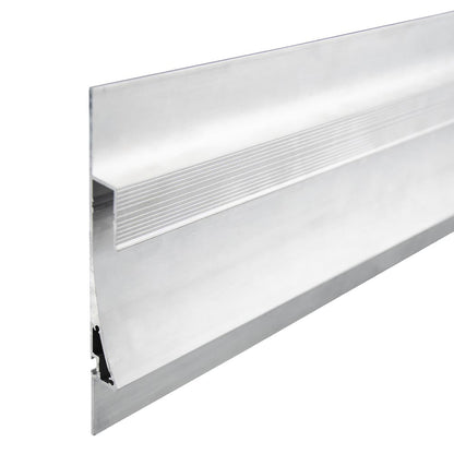 Single Curve | Aluminium profiel | gipsplaat | zilver | 200cm