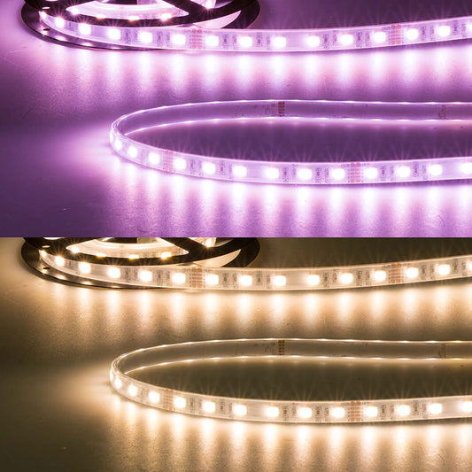 AQUA RGB+WW | LED-strip | 4in1 | 19W/m | 24V | IP67 | 5m
