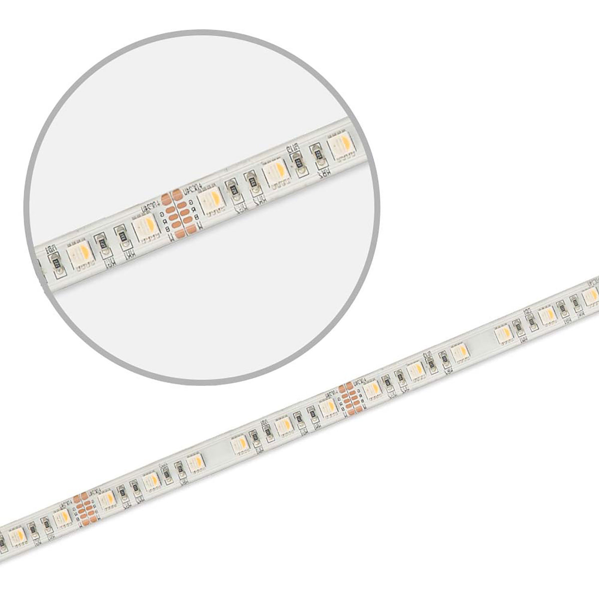 AQUA RGB+WW | LED-strip | 4in1 | 19W/m | 24V | IP67 | 5m
