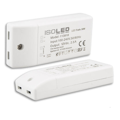 LED driver | 12V | 0-30W | compact | SELV