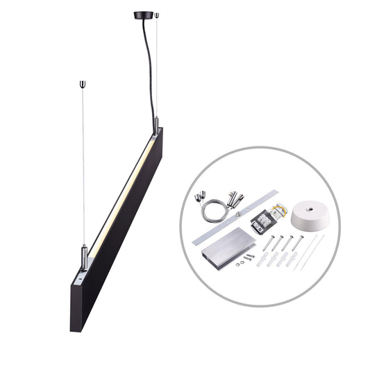 Linear Up&Down 600 | Hanglamp | prismatisch | doorkoppelbaar | 3000K | 25W