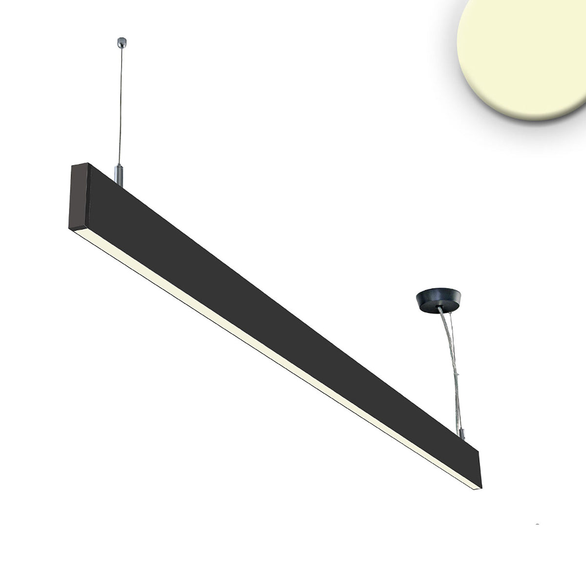 Linear Up&Down 1200 | Hanglamp | prismatisch | doorkoppelbaar | 3000K | 40W