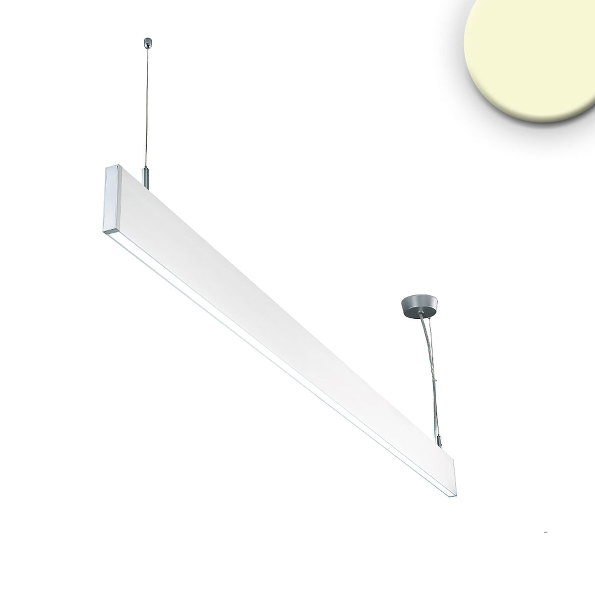 Linear Up&Down 600 | Hanglamp | prismatisch | doorkoppelbaar | 3000K | 25W