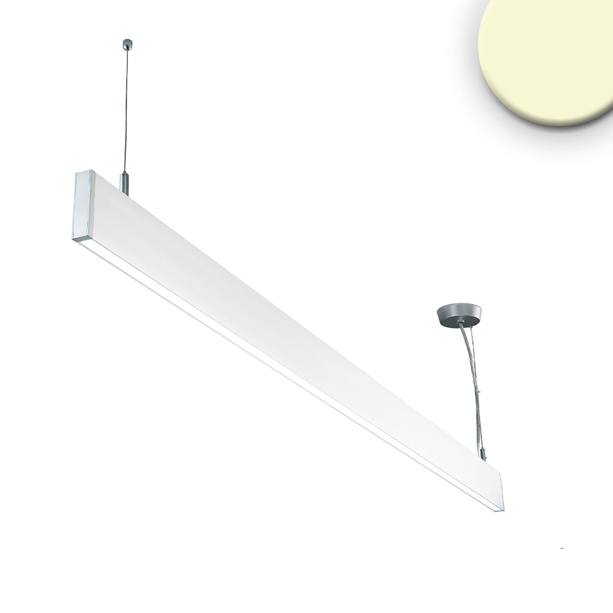 Linear Up&Down 1200 | Hanglamp | prismatisch | doorkoppelbaar | 3000K | 40W