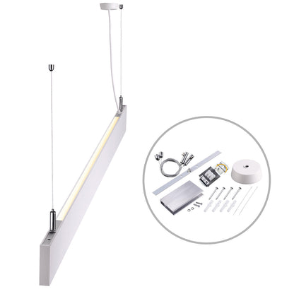 Linear Up&Down 1200 | Hanglamp | prismatisch | doorkoppelbaar | 3000K | 40W