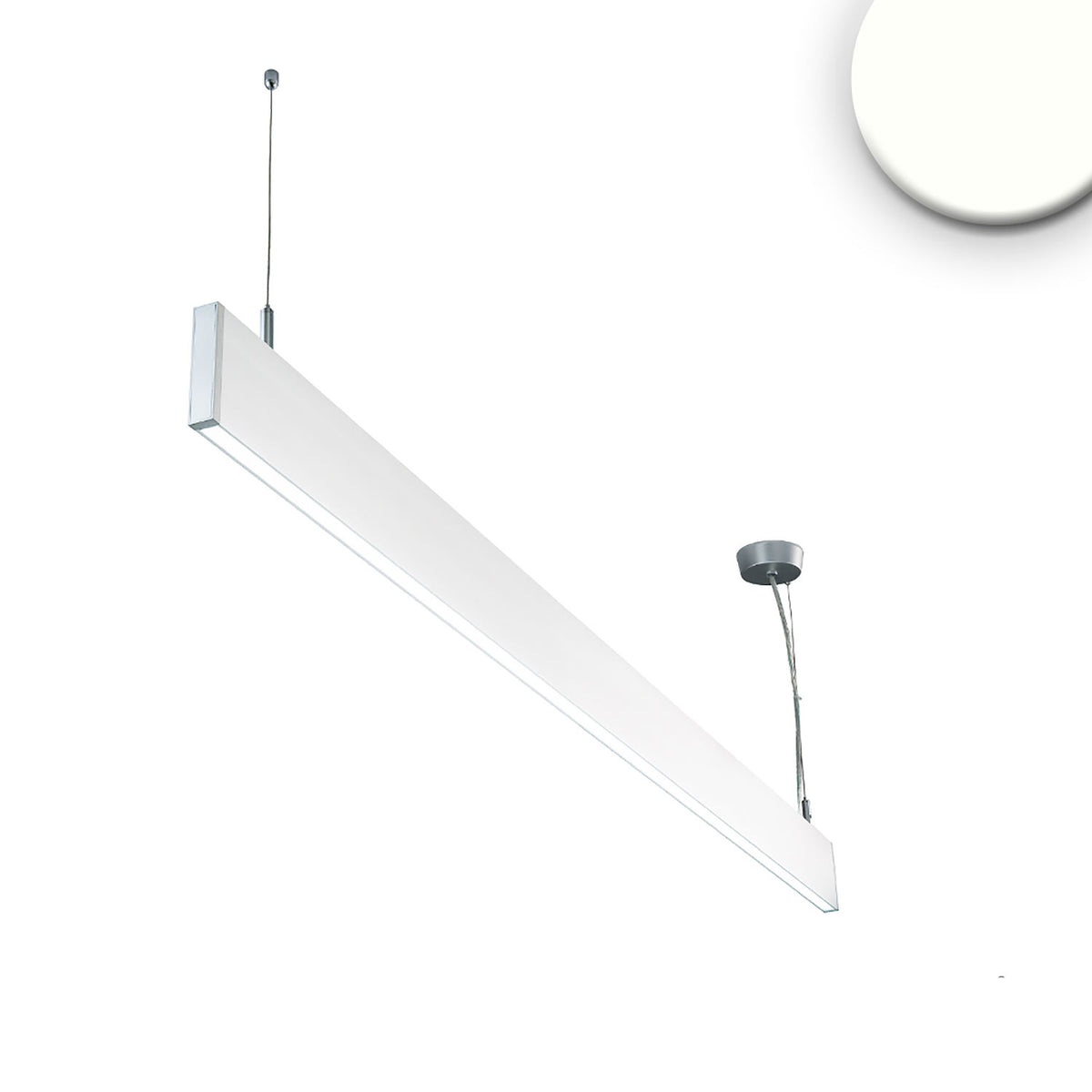 Linear Up&Down 600 | Hanglamp | prismatisch | doorkoppelbaar | wit | 4000K | 25W