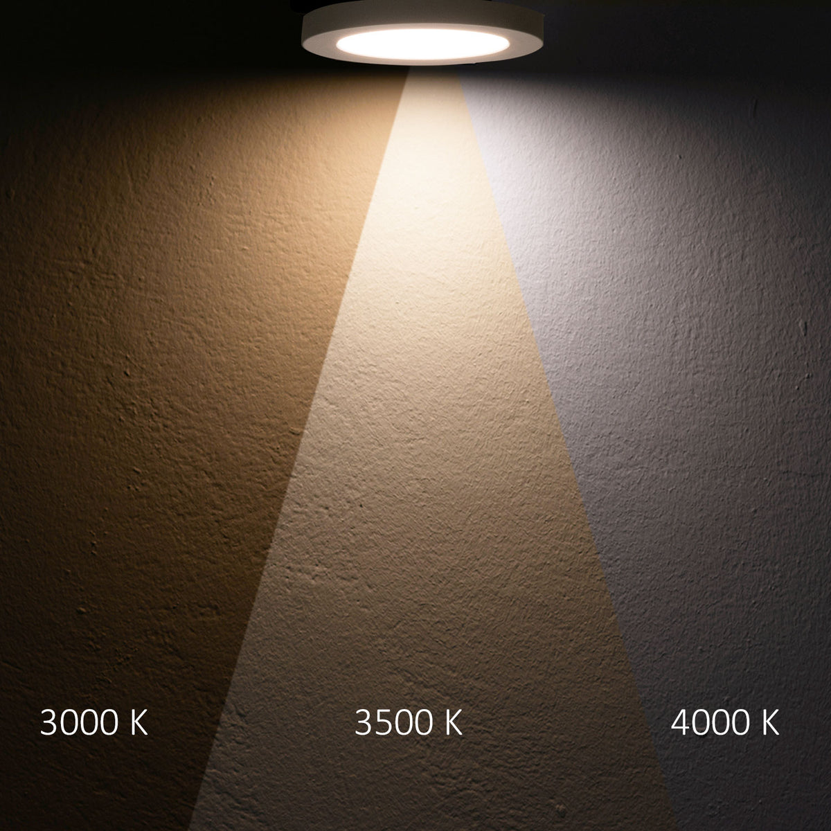 Slim Flex | Downlight | opbouw/inbouw | ColorSwitch 3000/3500/4000K | IP44