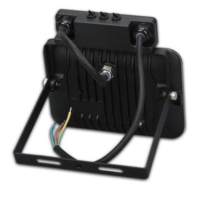 Breedstraler | met PIR-bewegingsmelder | IP65 | 30W | zwart
