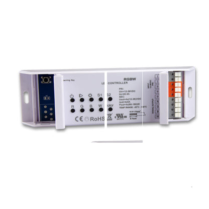 Controller | RGB+W PWM dimmer met afstandsbediening | 4 kanalen | 12-36V | 4x5A