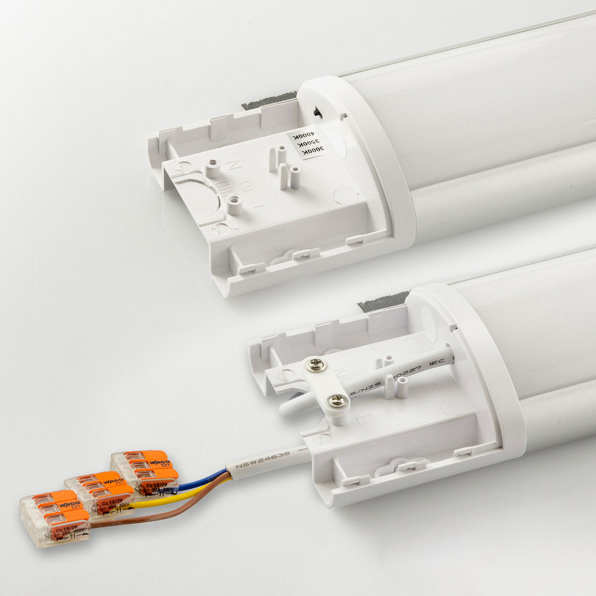 Opbouwarmatuur | lineair | 60cm | ColorSwitch 3000/3500/4000K | 20W | IP42