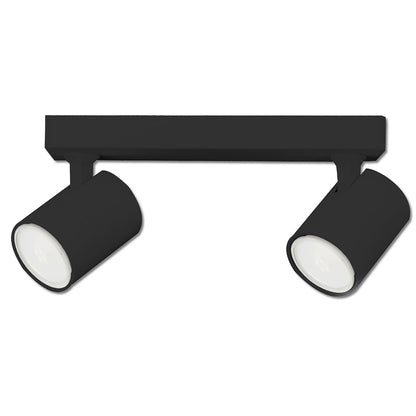 Plafondlamp | GU10 dubbel | wand en plafond | exclusief lichtbron