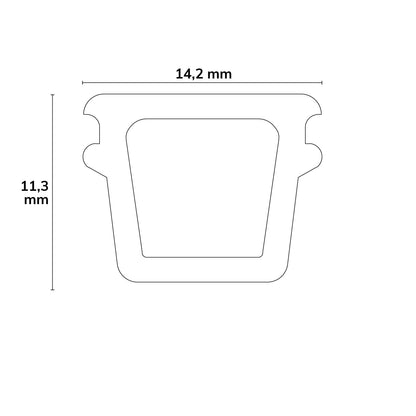 C1S | Profielaccessoire | beschermkap zacht | 500cm