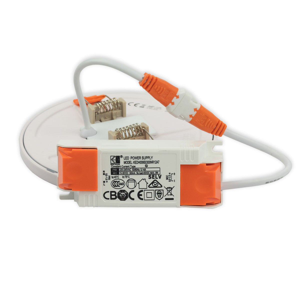 Flex | Downlight | prismatisch | gatmaat 50-100mm | 8W | 120° | dimbaar