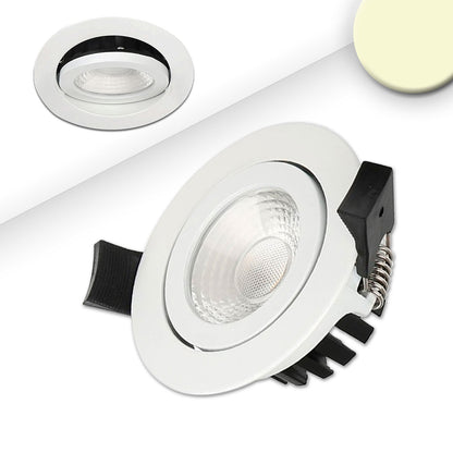 Inbouwspot | rond | 3000K | 8W | 36° | dimbaar | IP65 | wit