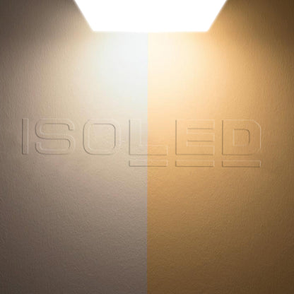 Wand- en plafondlamp | hoekig | met HF-sensor | IP54 | 3000K/4000K | 24W