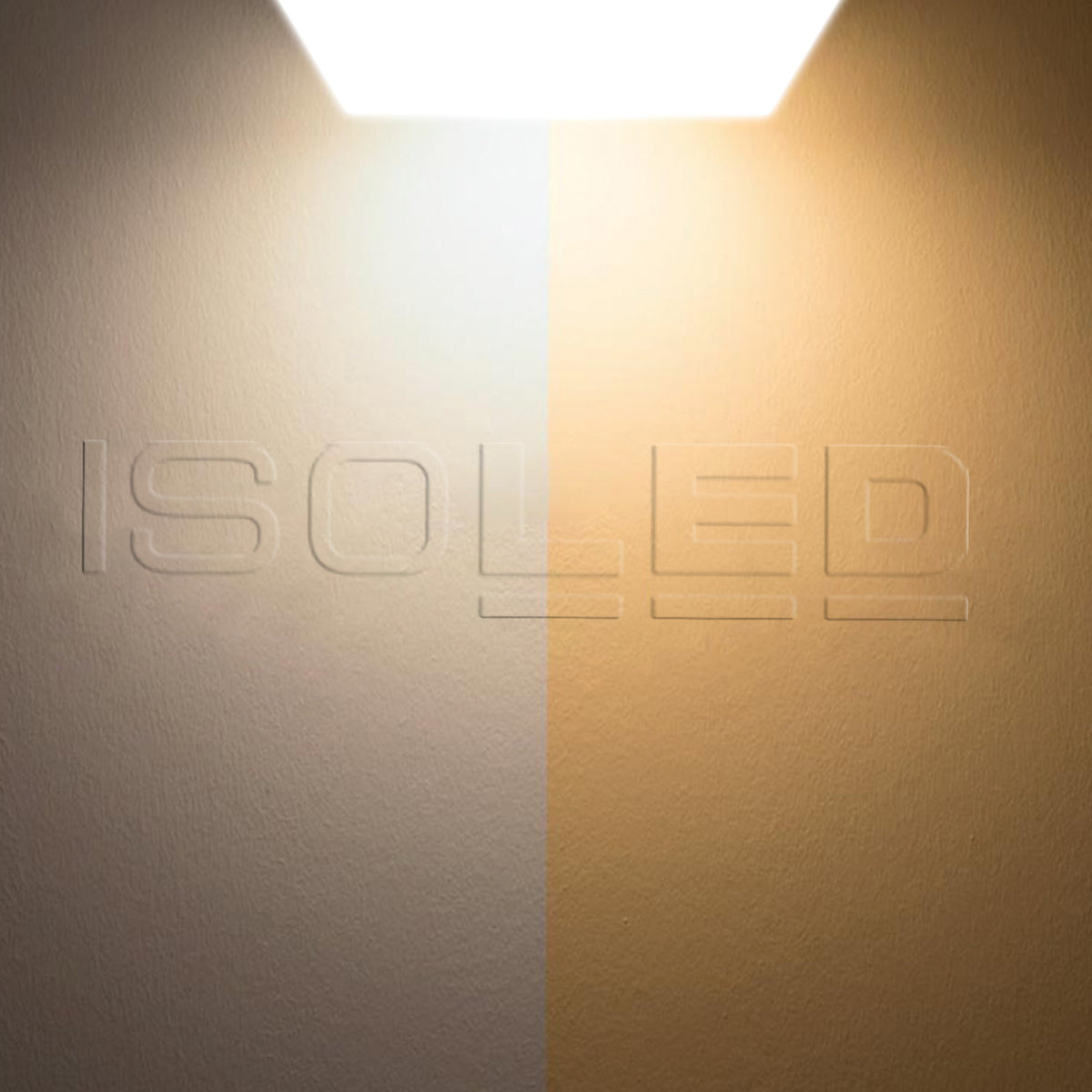 Wand- en plafondlamp | hoekig | 328x328mm | IP54 | 3000K/4000K | 24W