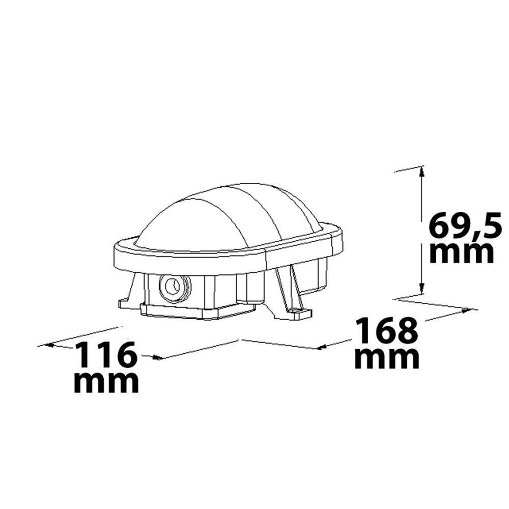 Wandlamp | Kelderlamp met HF-sensor | IP54 | neutraal wit | 10W