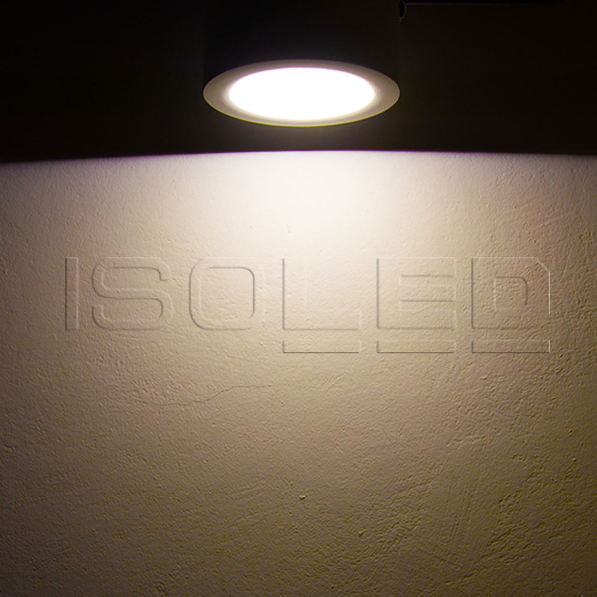 LUNA | Plafondlamp | opbouw rond | DN146 | indirect licht | 15W | warm wit | dimbaar | wit