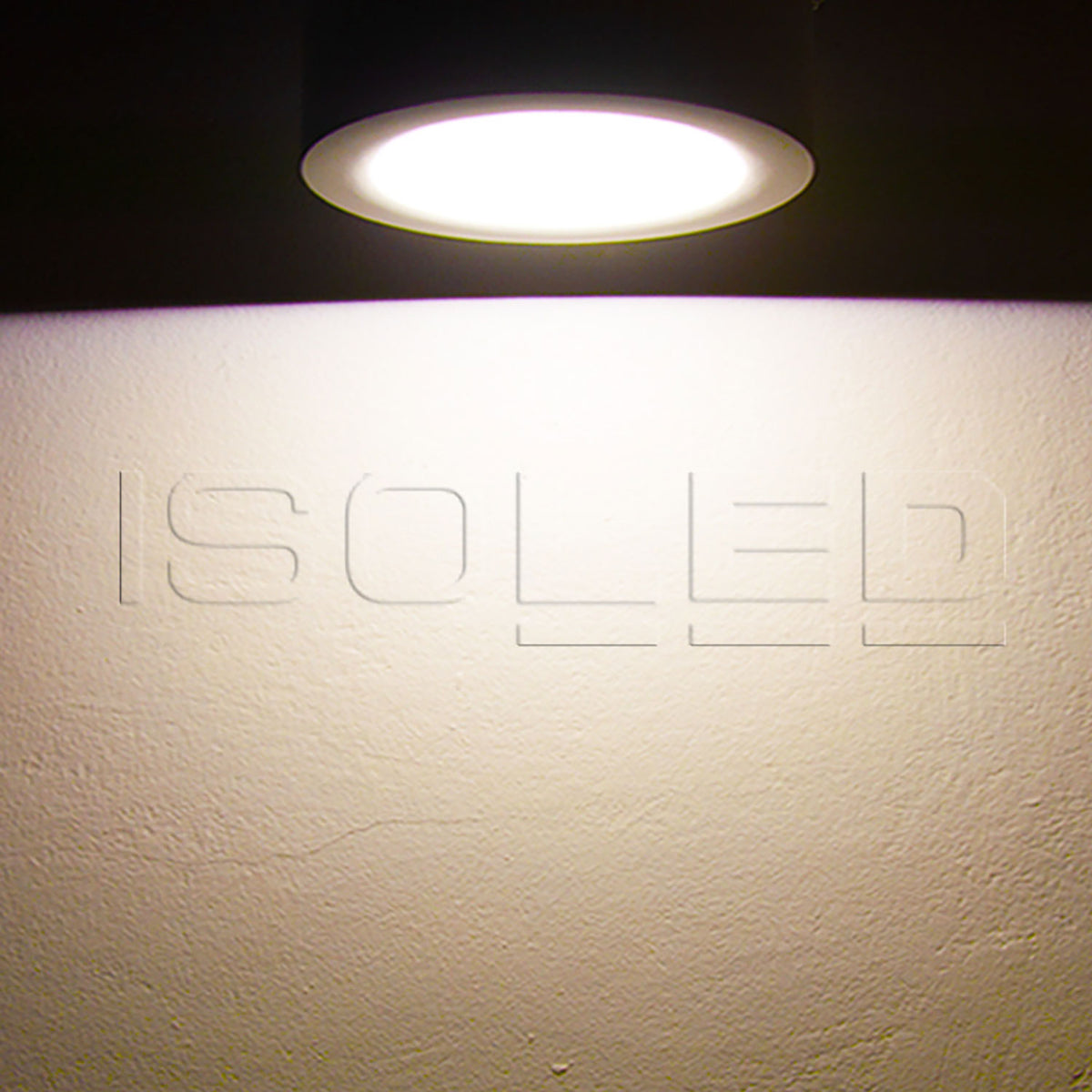 LUNA | Plafondlamp | opbouw rond | DN173 | indirect licht | 18W | warm wit | dimbaar | wit
