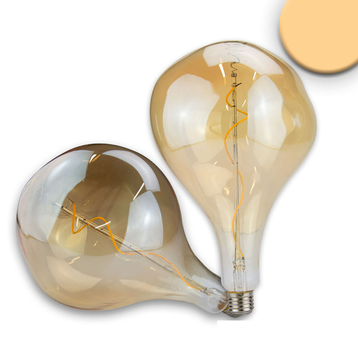 Vintage Line 165 | LED-lamp | E27 | 4W | ultrawarm wit | amber glas | dimbaar