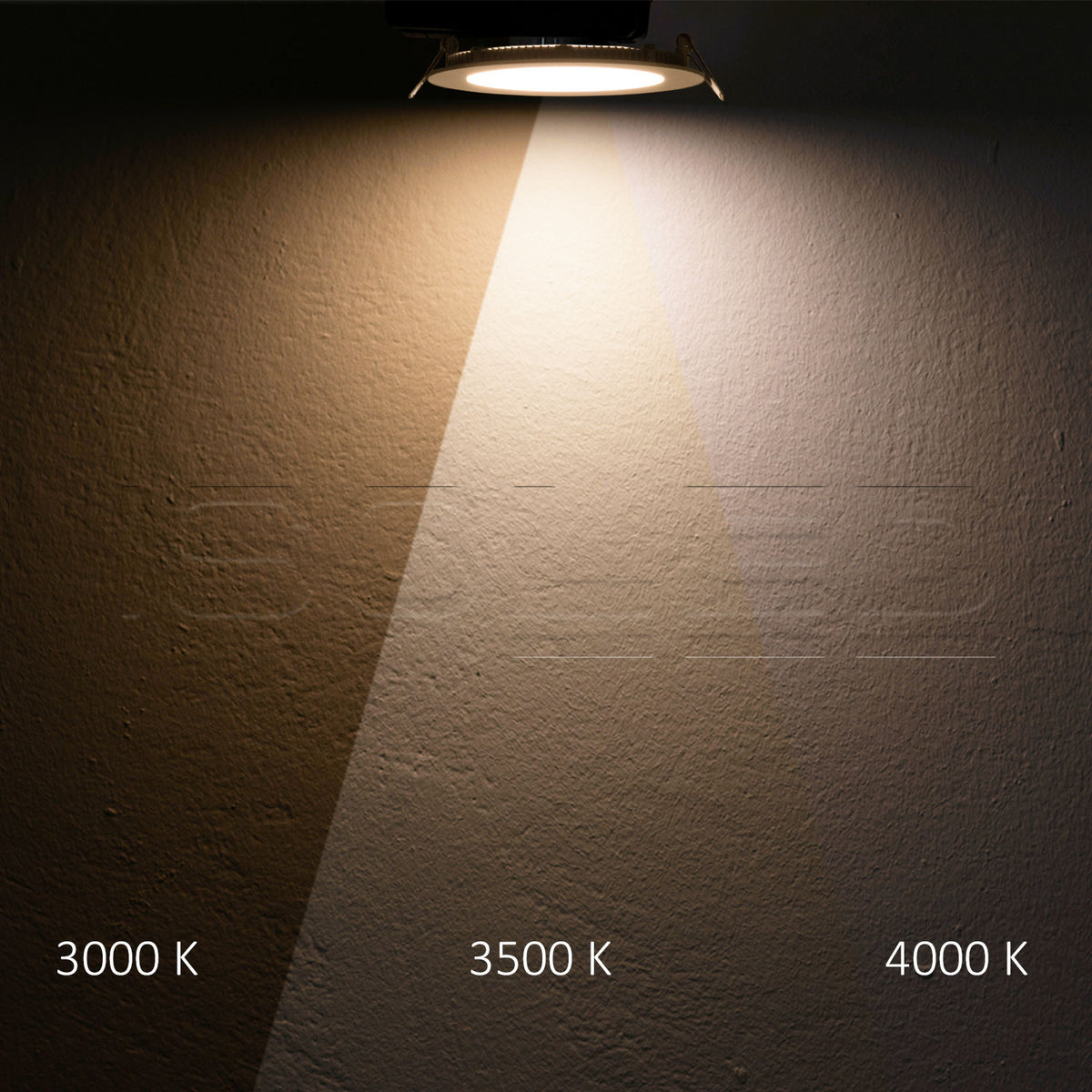 Downlight | rond Ø170mm | verblindingsarm | CRI90 | CCT 3000/3500/4000K | dimbaar | 25W