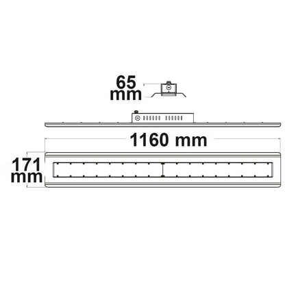Linear SK | Highbay | 4000K | IK10 | IP65 | 1-10V dimbaar
