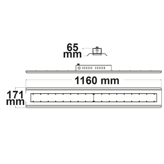 Linear SK | Highbay | 4000K | IK10 | IP65 | 1-10V dimbaar