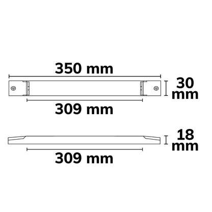 LED driver | 24V | 0-150W | armatuurvoeding | plat