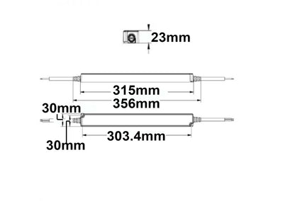 LED driver | 24V | 0-150W | IP65 | plat | smal