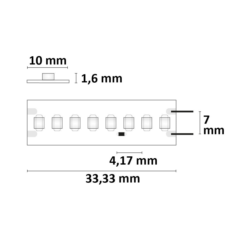 HEQ940 High Bright | LED-strip | 5m | 4000K | 24V | IP20 | 150lm/W