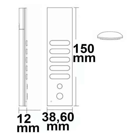 Sys-One | Afstandsbediening | 4 zones | single color | 2 scènes