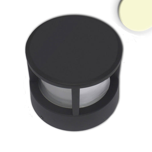 Poller-5 | Paalarmatuur | h105mm | zandzwart | 6W | warm wit | IP54