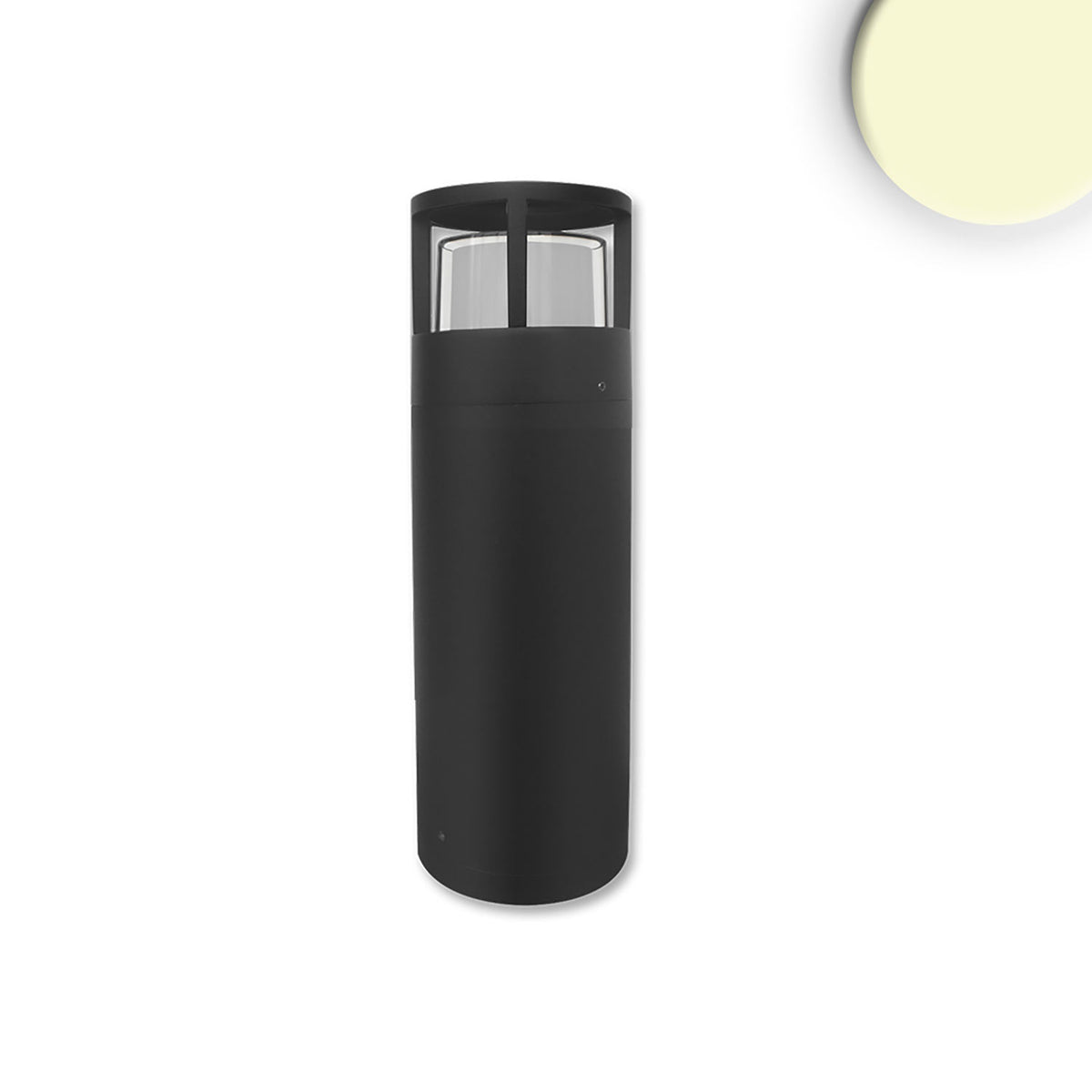 Poller-5 | Paalarmatuur | zandzwart | 6W | warm wit | IP54