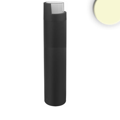 Poller-6 | Paalarmatuur | zandzwart | 6W | warm wit | IP54